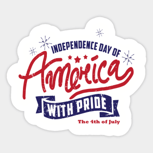 America Pride Sticker